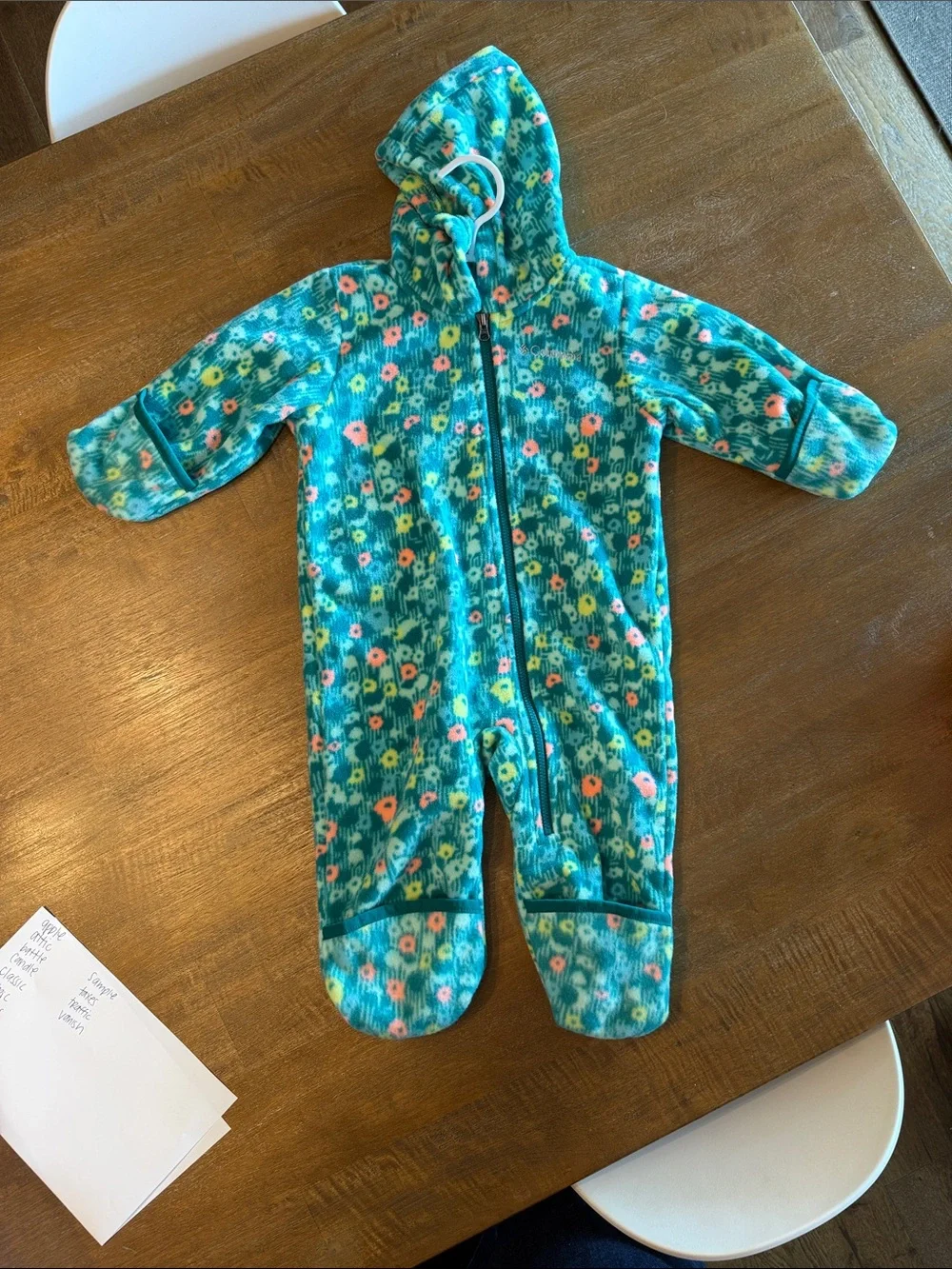 Columbia fleece infant bunting